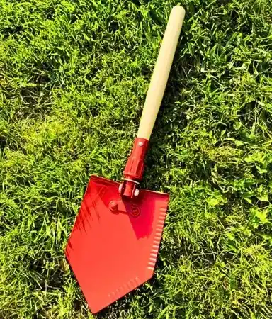 Saperka składana Green Star czerwona 4