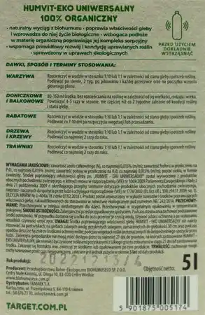 Biohumus Max Ekologiczny 5l Target 2