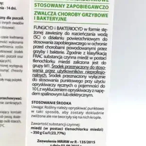 Miedzian Extra 350SC Zwalcza Choroby Roślin 100ml Target 5