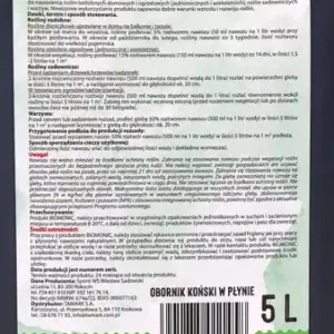 Płynny Obornik Koński 5l Target 3
