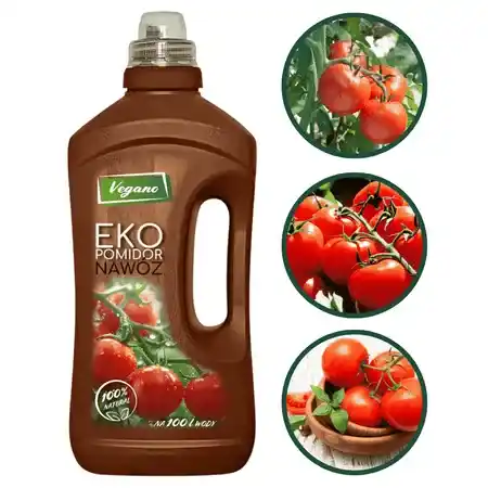 Zestaw Ekopomidor Vegano 5x1l Naturalny Nawoz Ekologiczny 50% taniej 10